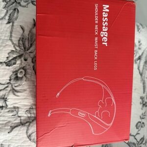Neck Shoulder Massager with Heat Deep Kneading Wireless & Rechargeable NEW!